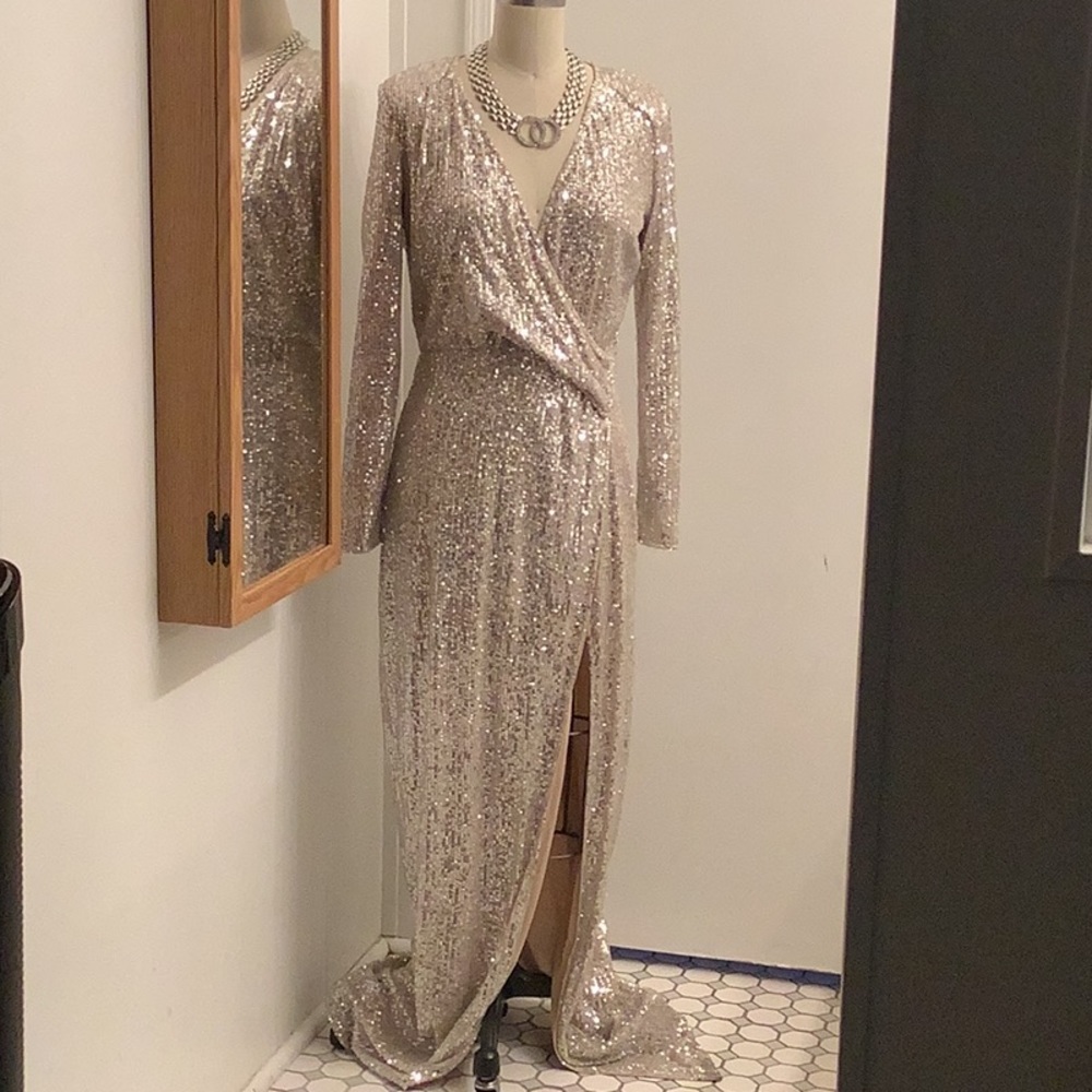 PRELOVED Sequin Maxi Dress by FN